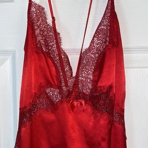 COPY - Victoria’s Secret lace and silk slip dress
